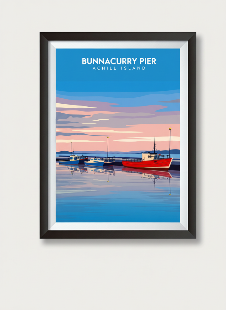 Bunnacurry Pier Poster
