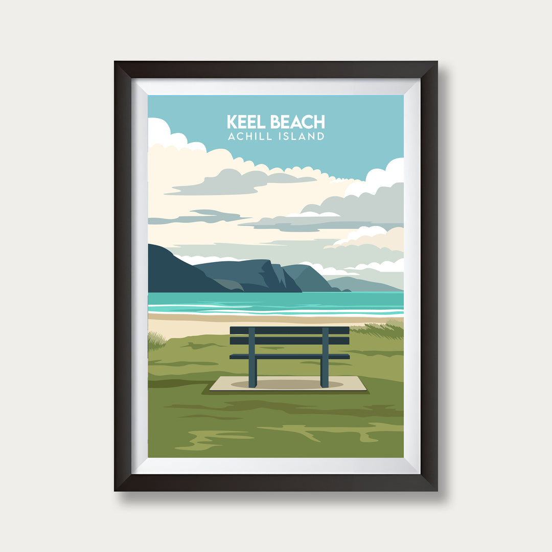 Keel Beach Poster
