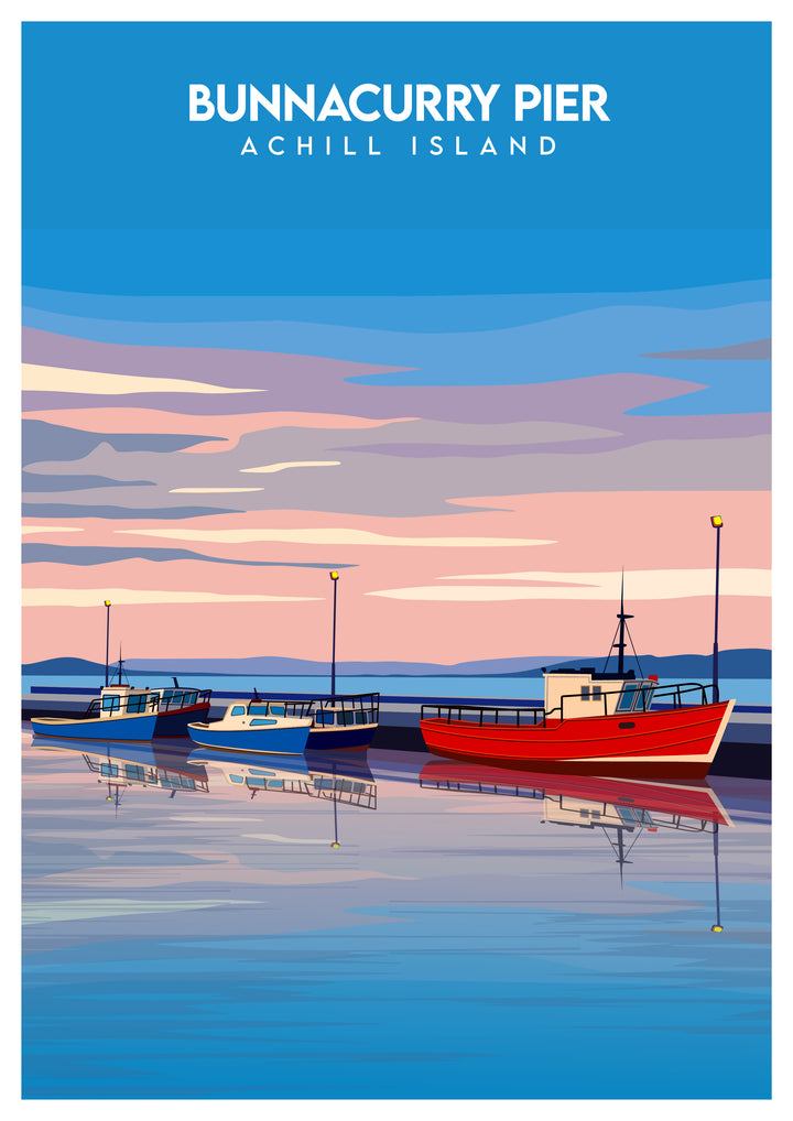 Bunnacurry Pier Poster