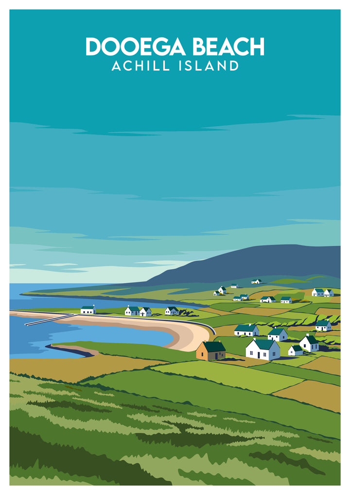 Dooega Beach Poster