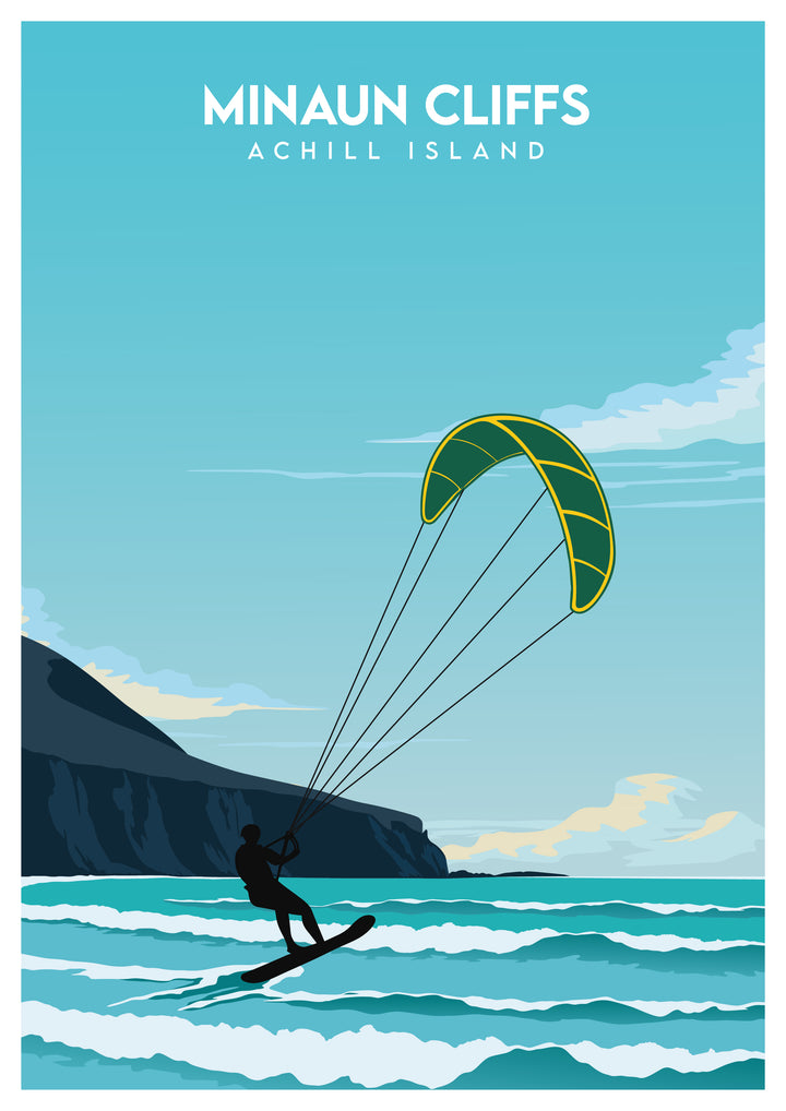 Minaun Cliffs Poster
