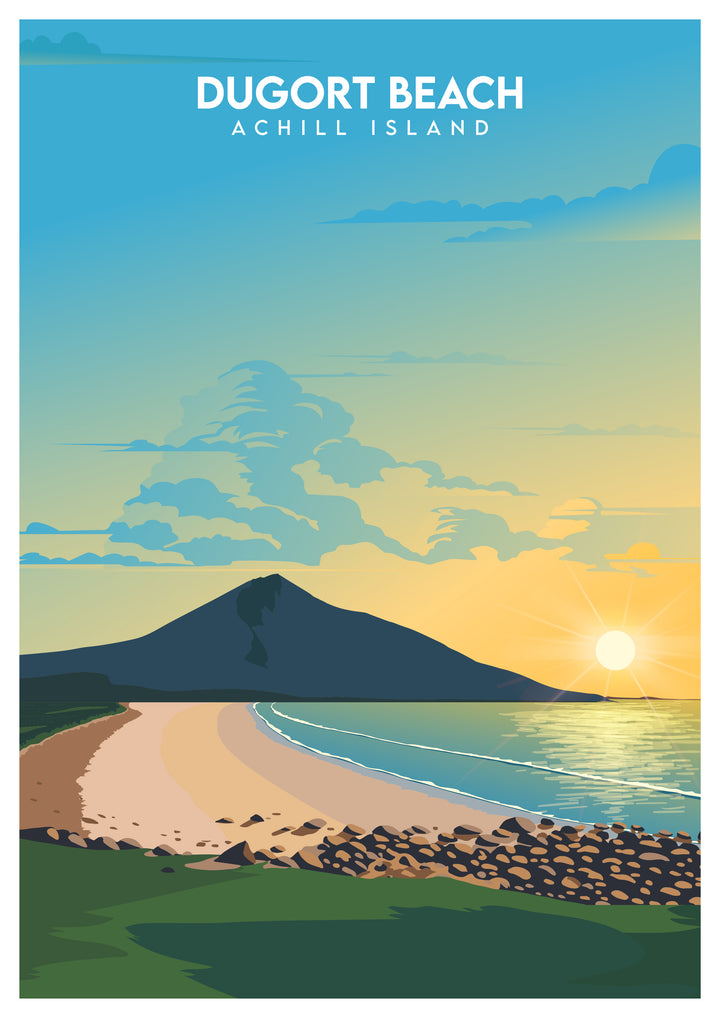 Dugort Beach Poster